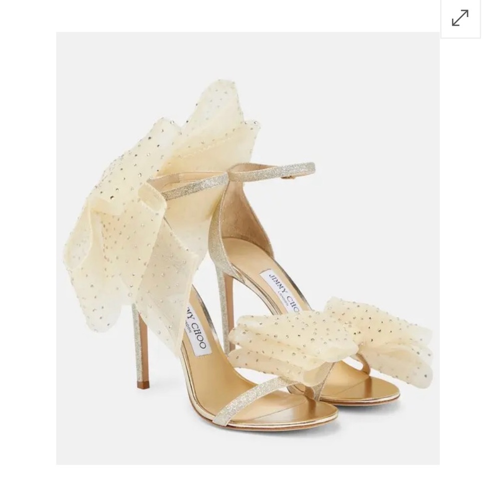 New Jimmy Choo Aveline 100mm Bow Heels